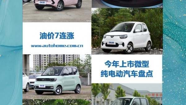 油价7连涨 今年上市微型纯电动汽车盘点