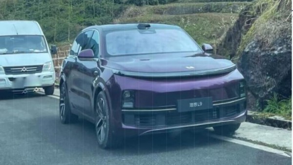 紫色车身低调优雅 理想L9实车图曝光
