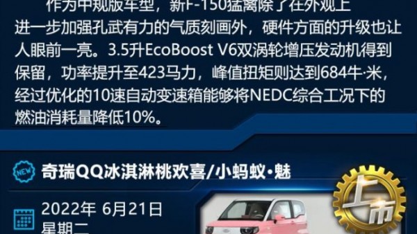 理想L9/新款福克斯等 一周新车早知道