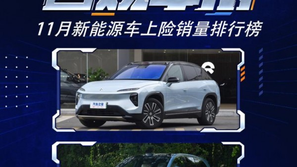 图观车市|11月新能源车上险量排行点评