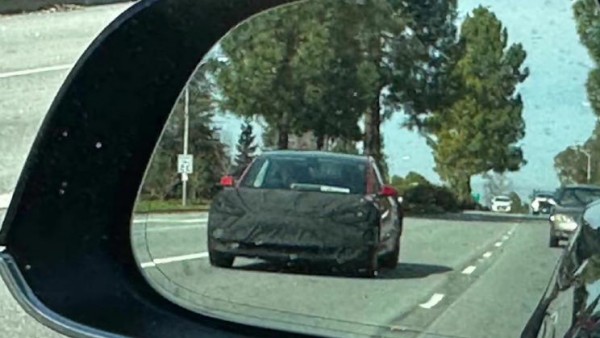 第三季度国产 新款特斯拉Model 3谍照