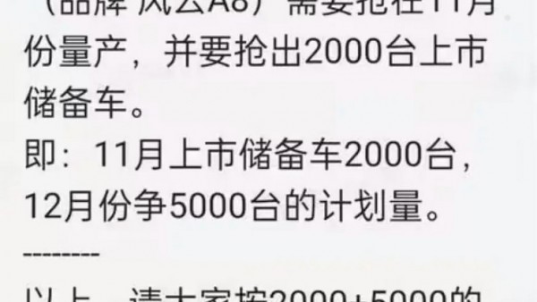 奇瑞艾瑞泽8 PHEV或更名为“风云A8”