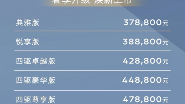 售37.88万起 2024款英菲尼迪QX60上市