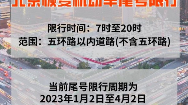 2月13日起北京恢复机动车尾号限行措施