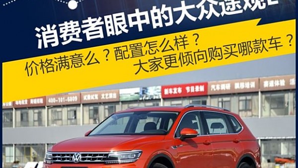 数说途观L:品牌是卖点/价格接受度不高